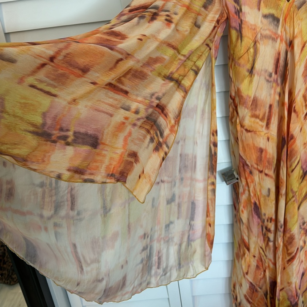Cult Gaia NWT Shira Summer Haze Dress MSRP$620 in 100% Viscose with inside Slip. - Picture 9 of 11